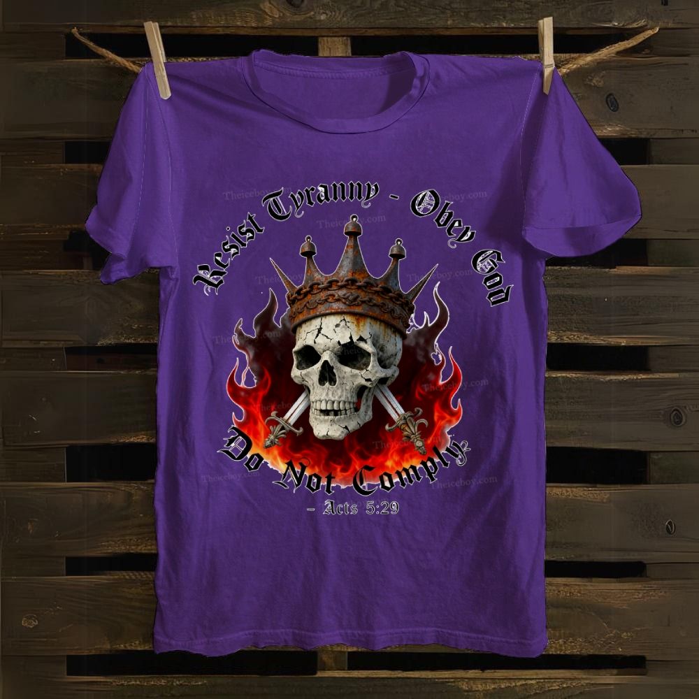 Resisting Tyranny—Obeying God Cotton T-shirt