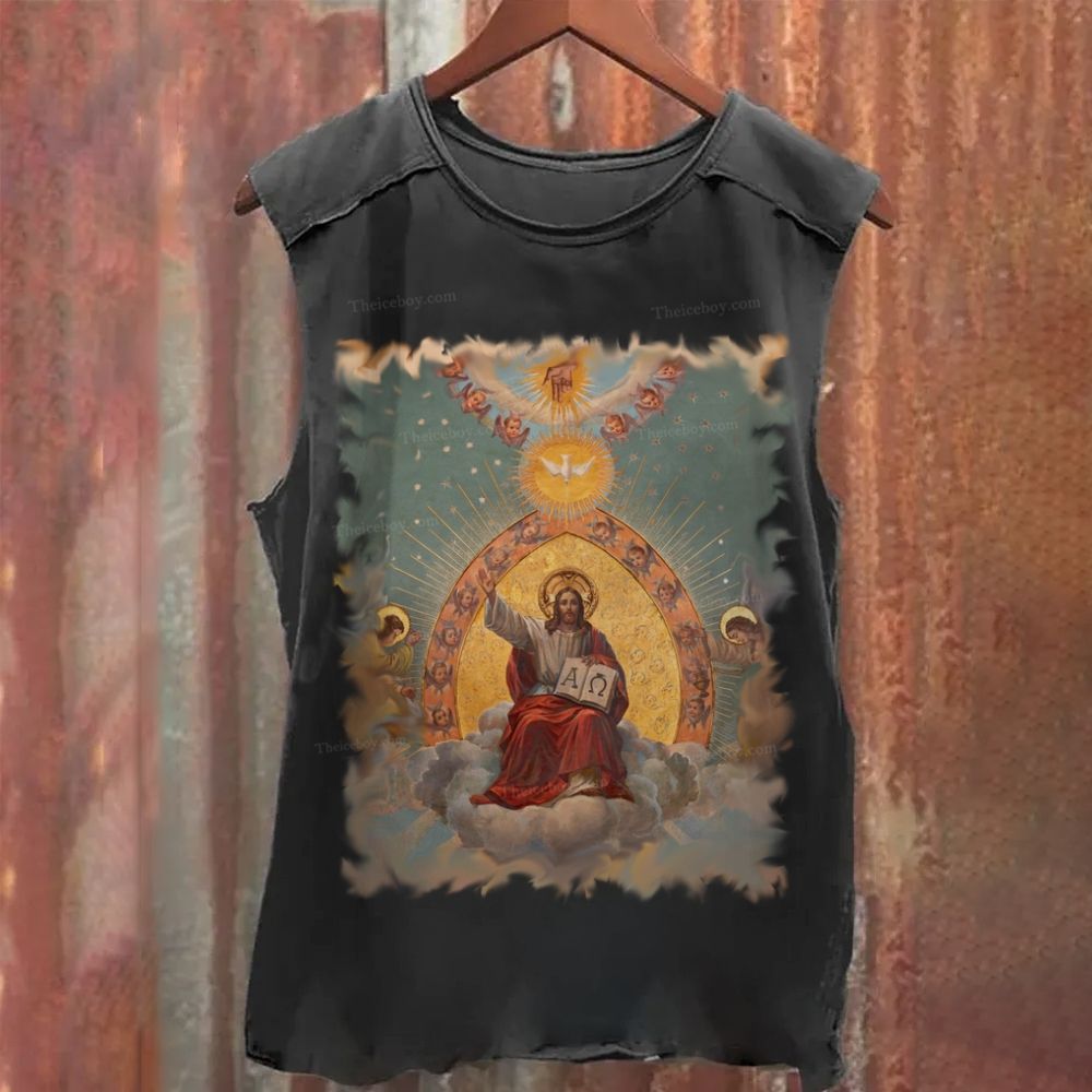 A Ω Washed Tank Top