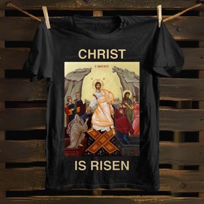 Christ Is Risen Cotton T-shirt