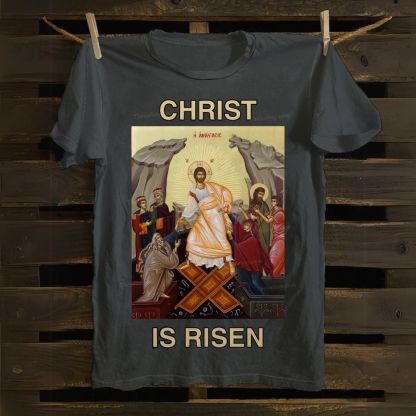 Christ Is Risen Cotton T-shirt