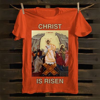 Christ Is Risen Cotton T-shirt
