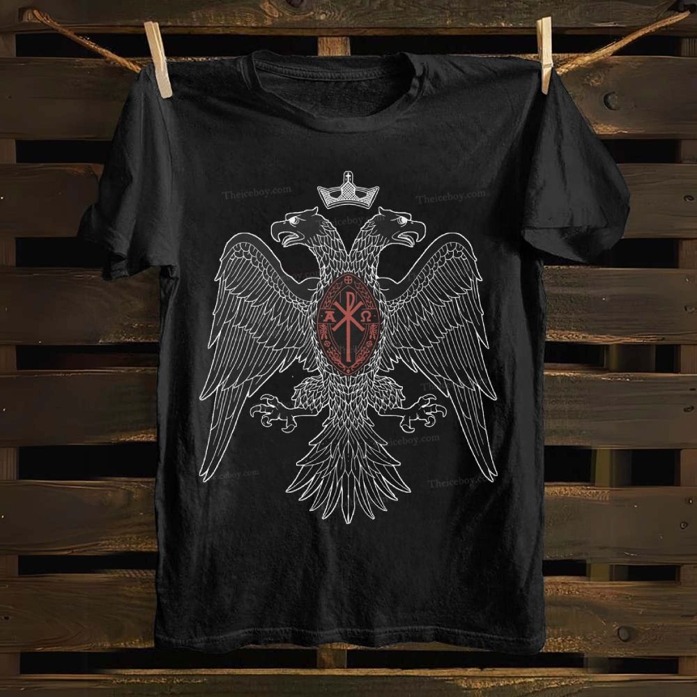 Christian Double-Headed Eagle Cotton T-shirt