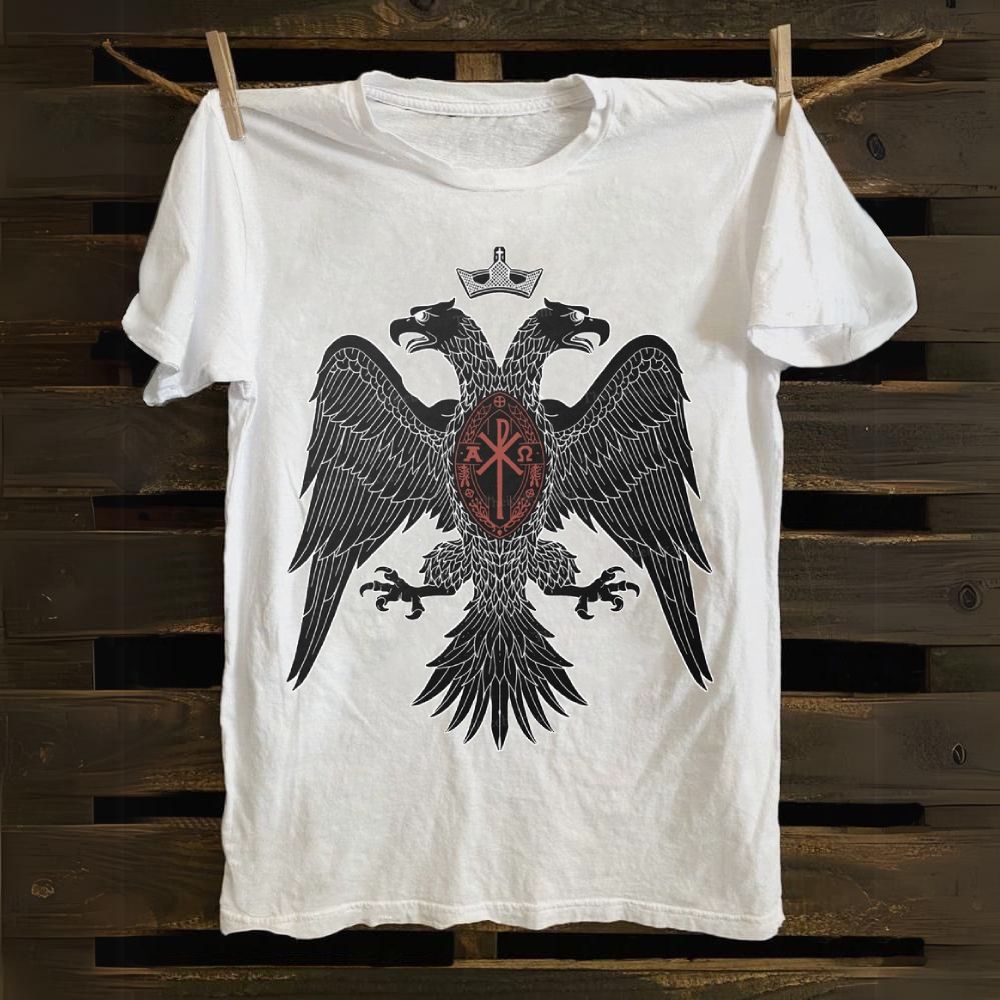 Christian Double-Headed Eagle Cotton T-shirt