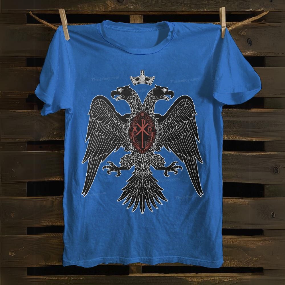 Christian Double-Headed Eagle Cotton T-shirt