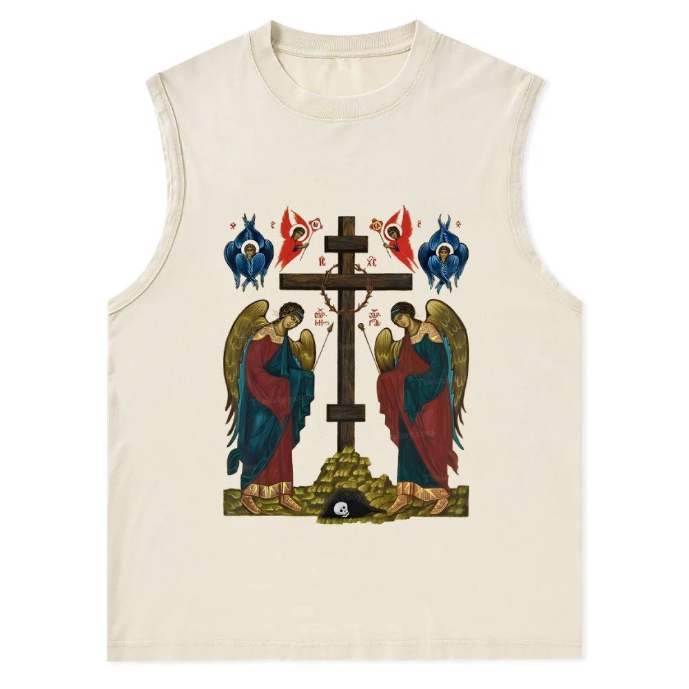 Exaltation Of The Holy Cross Christian Snowflake Washed Vest