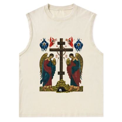 Exaltation Of The Holy Cross Christian Snowflake Washed Vest