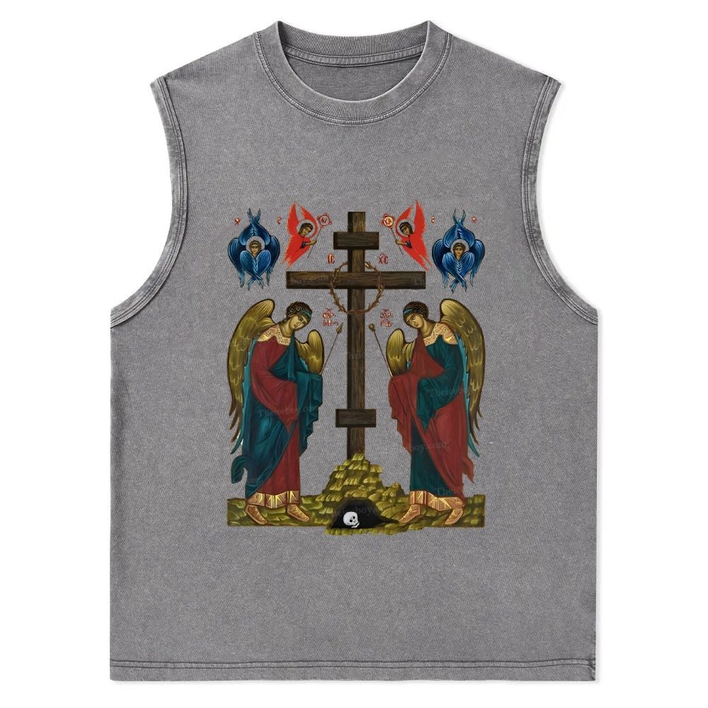 Exaltation Of The Holy Cross Christian Snowflake Washed Vest