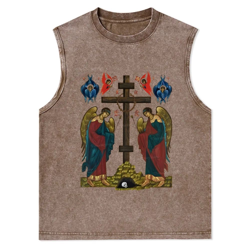 Exaltation Of The Holy Cross Christian Snowflake Washed Vest