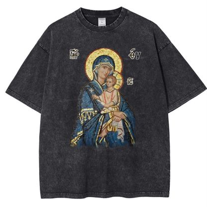 ＭＰＩＣSnowflake Vintage Cotton T-Shirt