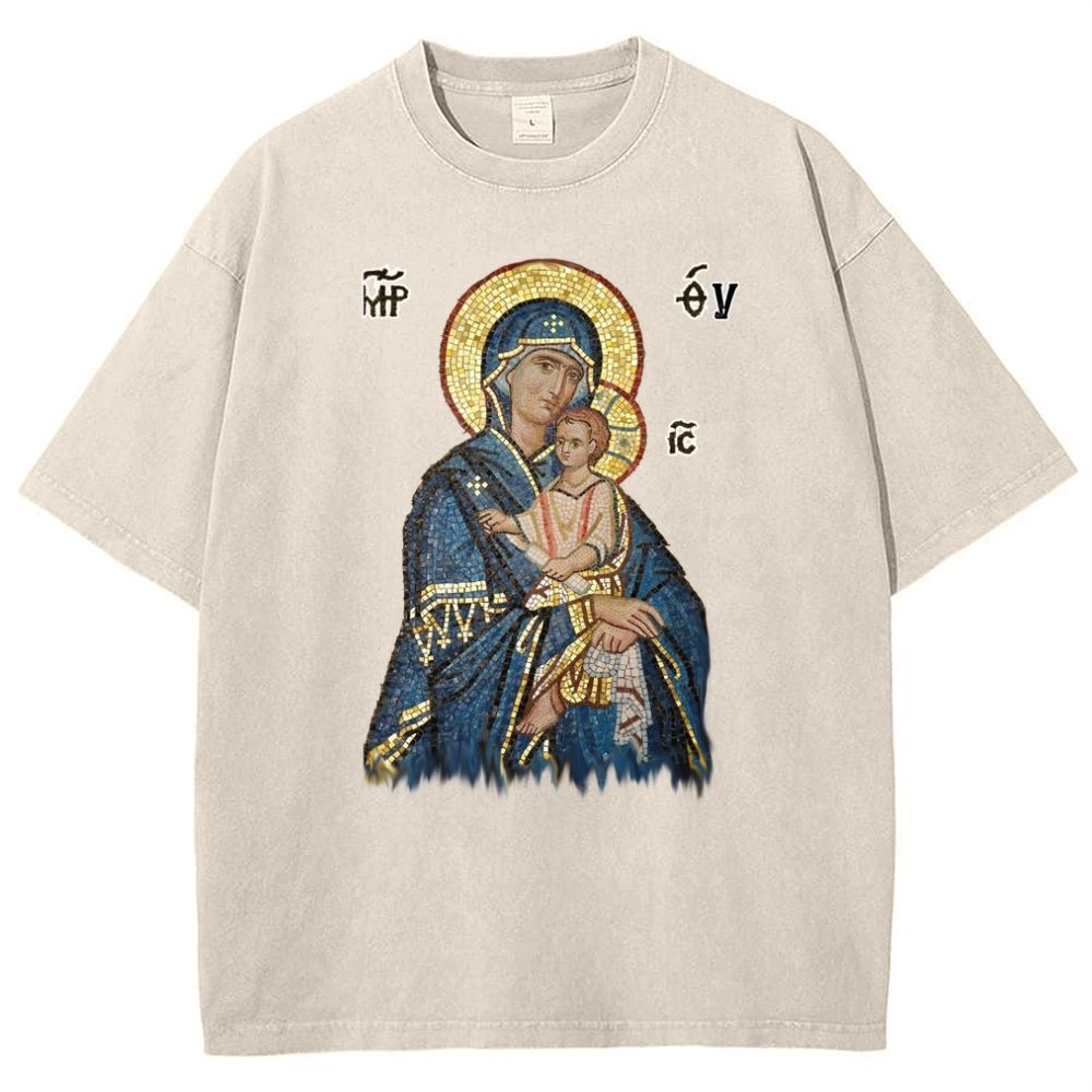 ＭＰＩＣSnowflake Vintage Cotton T-Shirt