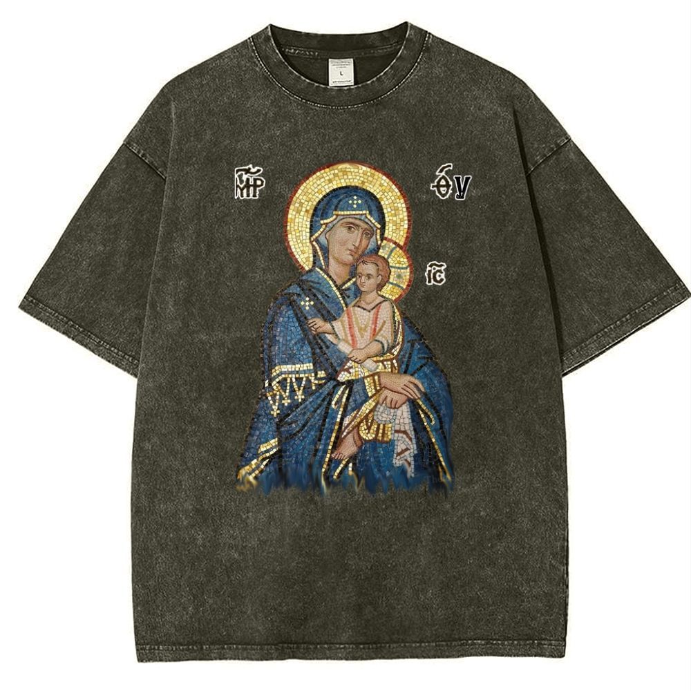 ＭＰＩＣSnowflake Vintage Cotton T-Shirt