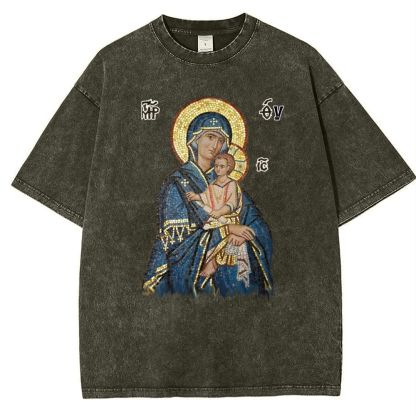 ＭＰＩＣSnowflake Vintage Cotton T-Shirt