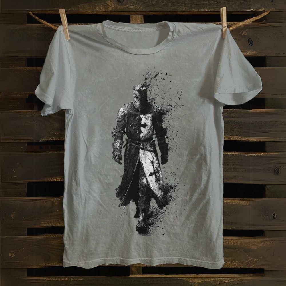 Knights Templar Cotton T-shirt