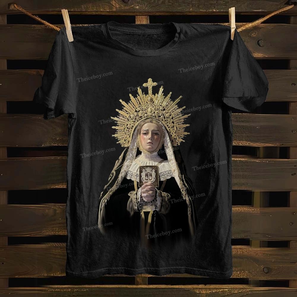 Judgment Oil Painting Art Style Cotton T-shirt