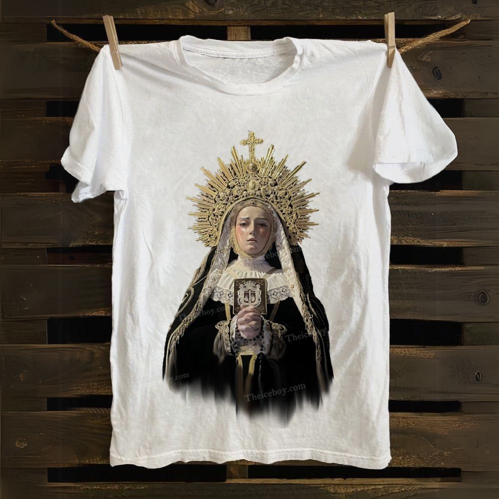 Judgment Oil Painting Art Style Cotton T-shirt