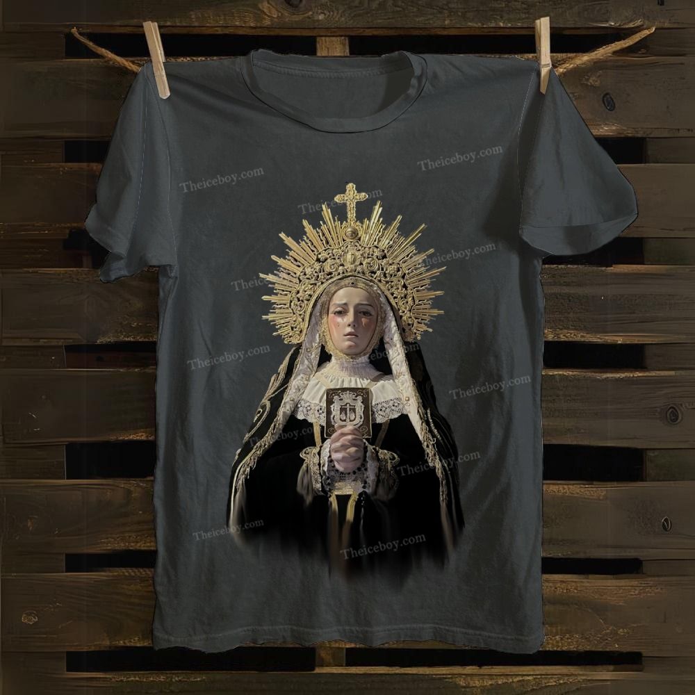 Judgment Oil Painting Art Style Cotton T-shirt