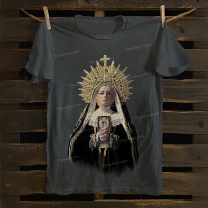 Judgment Oil Painting Art Style Cotton T-shirt