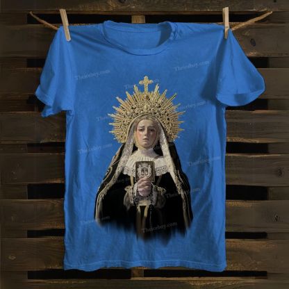 Judgment Oil Painting Art Style Cotton T-shirt