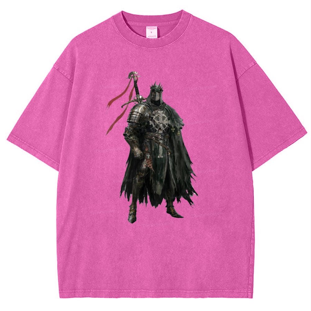 Dark Crusader Snowflake Vintage Cotton T-Shirt