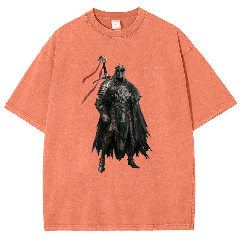 Dark Crusader Snowflake Vintage Cotton T-Shirt