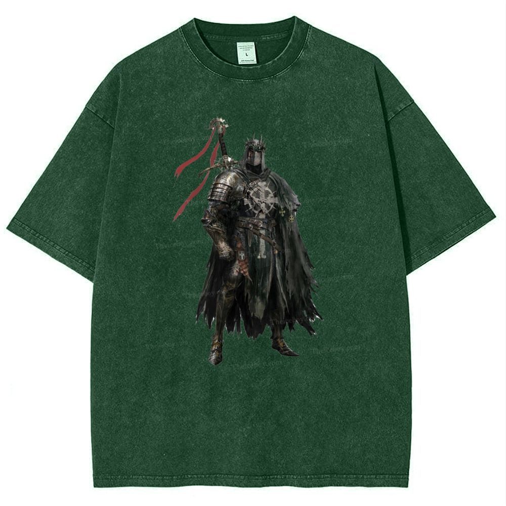 Dark Crusader Snowflake Vintage Cotton T-Shirt