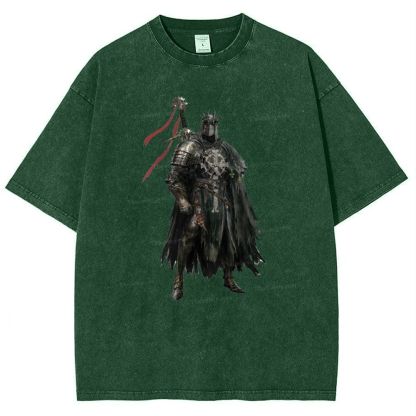 Dark Crusader Snowflake Vintage Cotton T-Shirt
