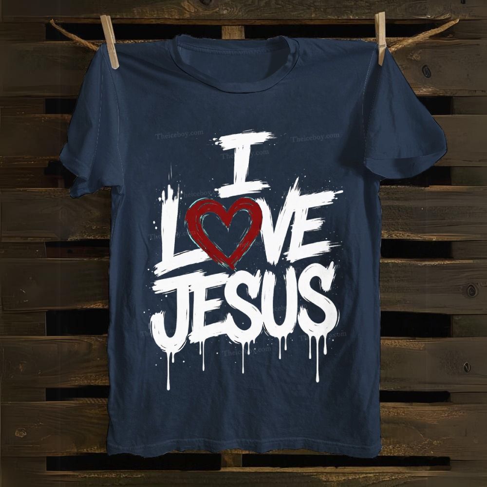 I Love Jesus Cotton T-shirt
