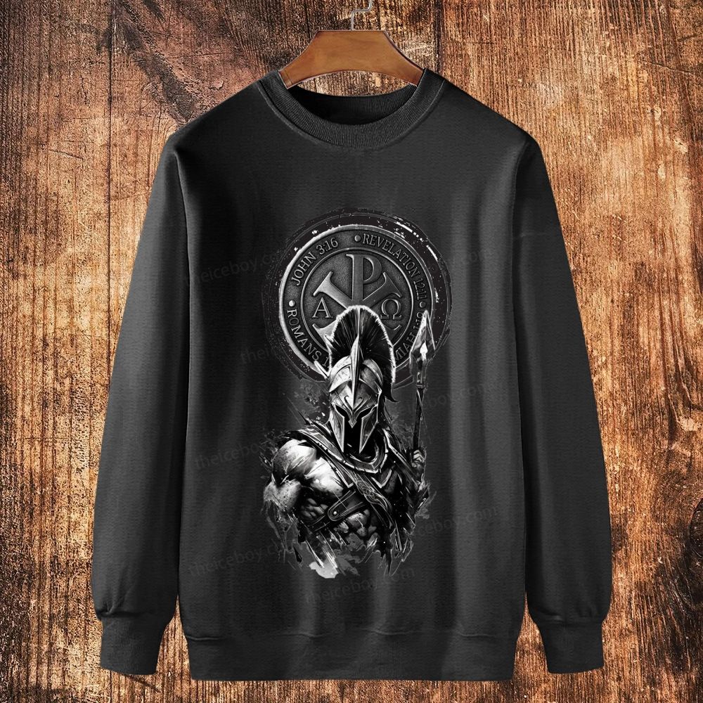 Faith Spartan Cotton Crewneck Sweatshirt