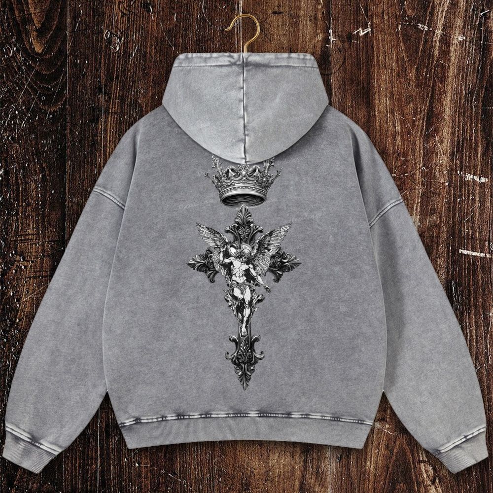 Regnum Fidei Christian Washed Hoodie