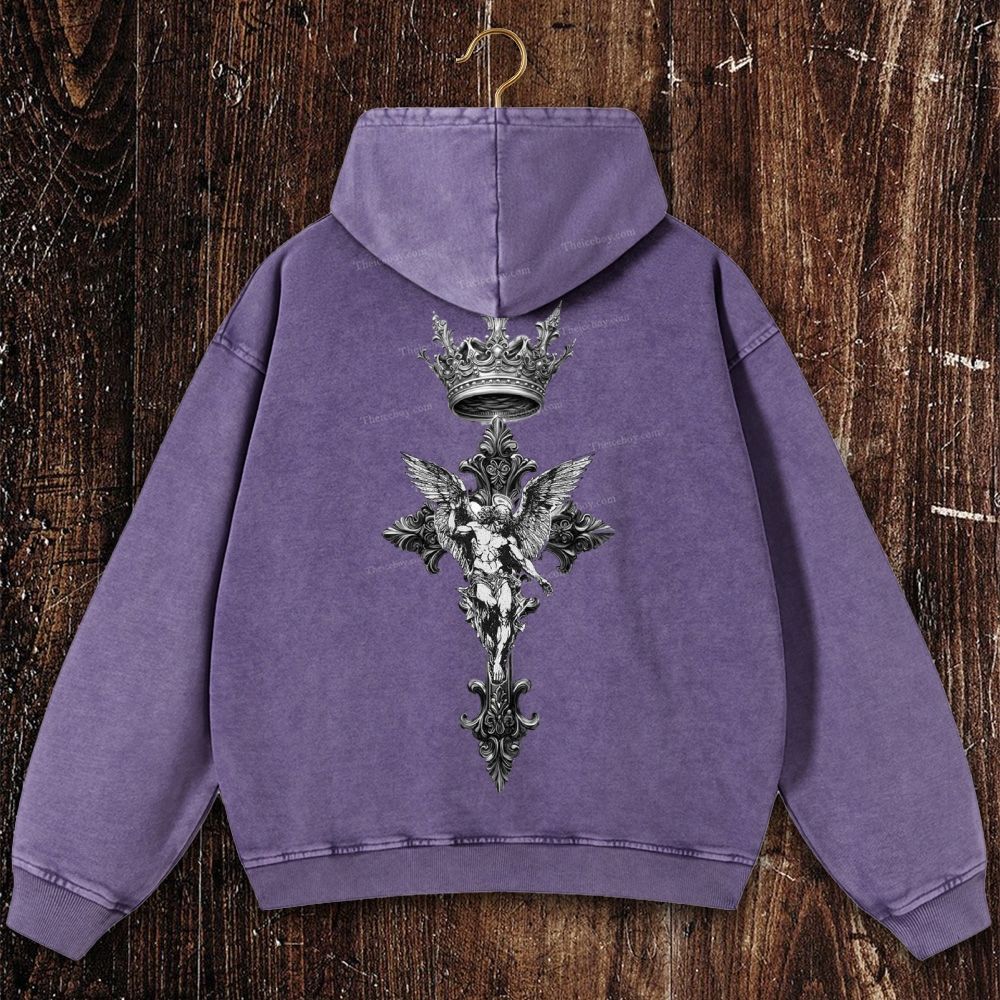 Regnum Fidei Christian Washed Hoodie