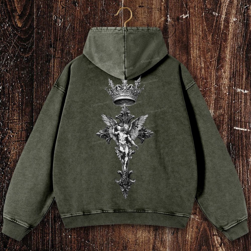 Regnum Fidei Christian Washed Hoodie