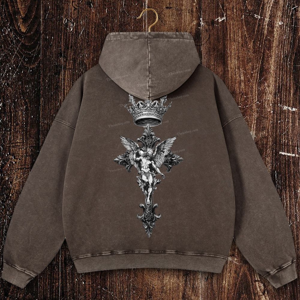 Regnum Fidei Christian Washed Hoodie