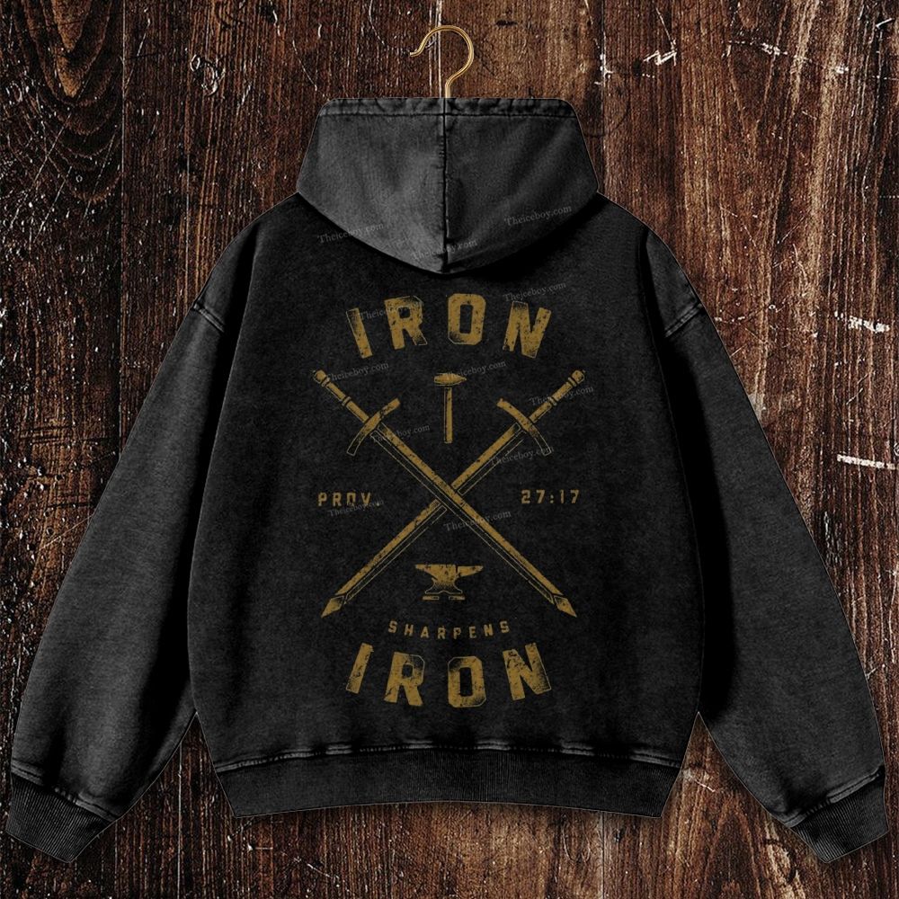 Blade Of Brotherhood Christian Washed Hoodie