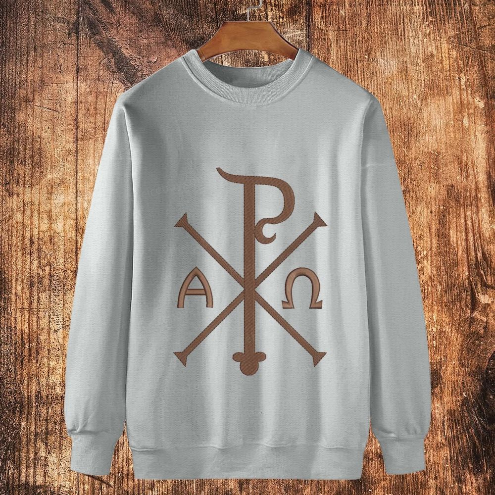 First And Last Cotton Crewneck Sweatshirt