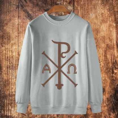 First And Last Cotton Crewneck Sweatshirt