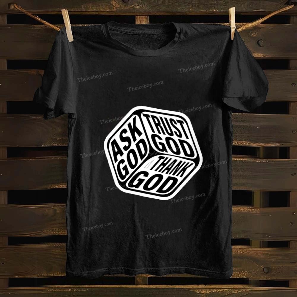 Triple Faith Of God Cotton T-shirt