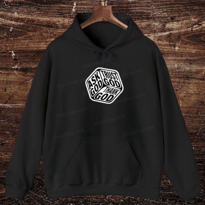 Triple Faith Of God Oversized Cotton Hoodies