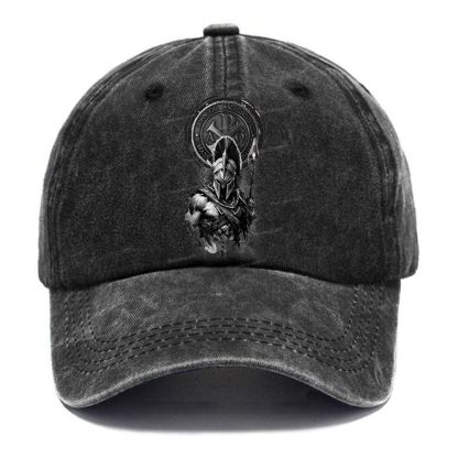 Faith Spartan Unisex Vintage Casual Washed Cap