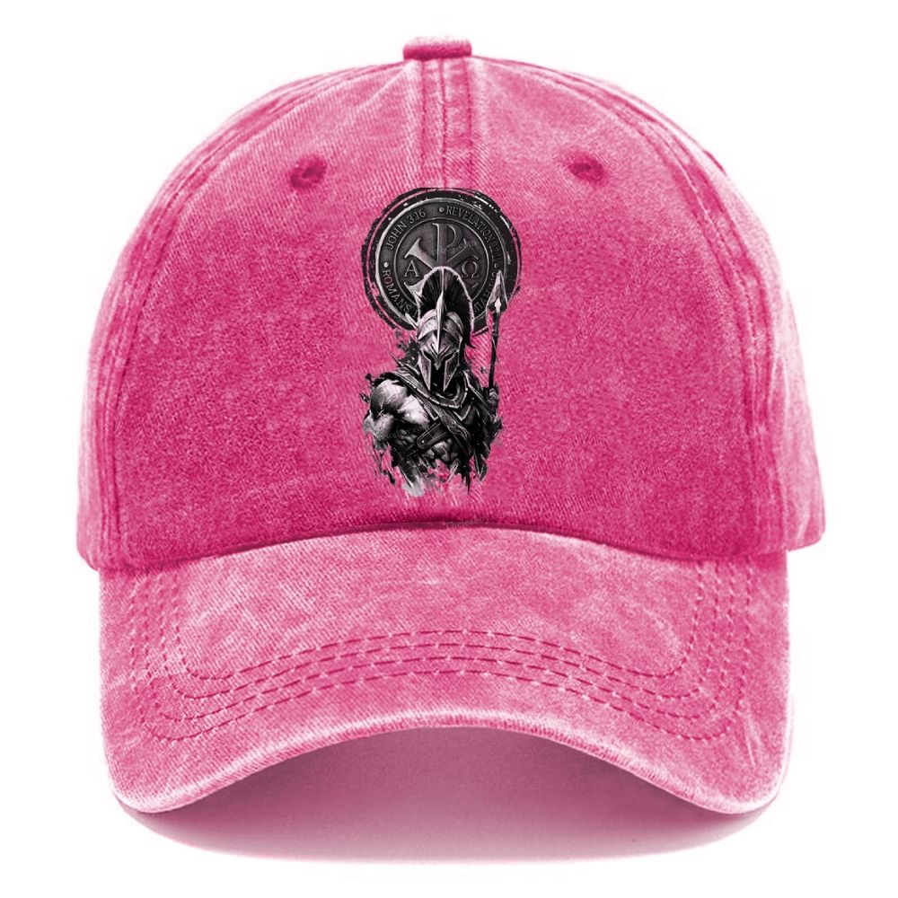 Faith Spartan Unisex Vintage Casual Washed Cap