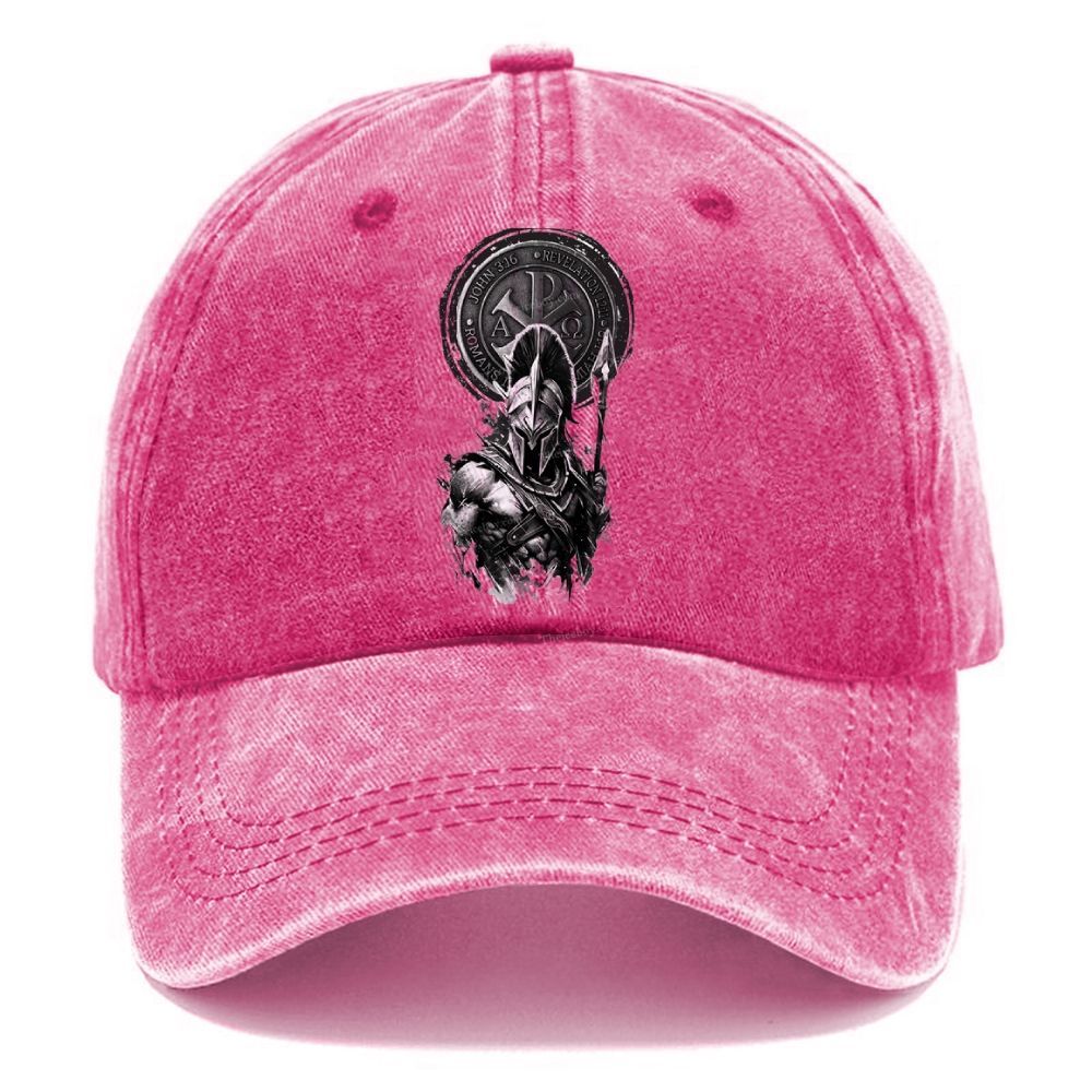 Faith Spartan Unisex Vintage Casual Washed Cap