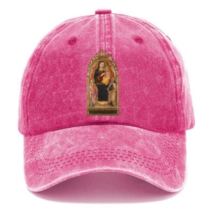 The Tenderness of the Holy See Unisex Vintage Casual Washed Cap
