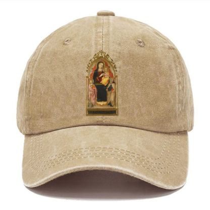 The Tenderness of the Holy See Unisex Vintage Casual Washed Cap
