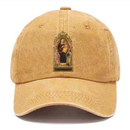 The Tenderness of the Holy See Unisex Vintage Casual Washed Cap