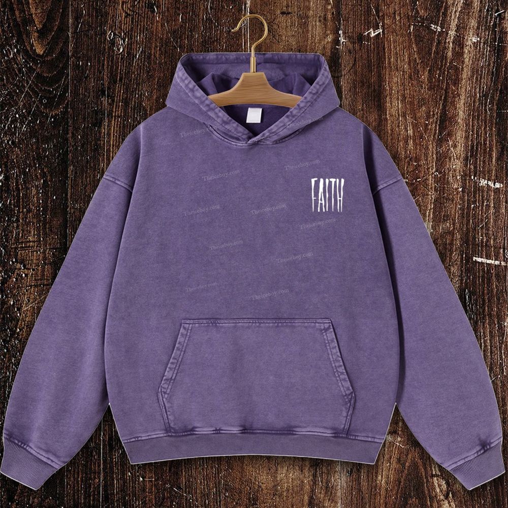 FAITH Christian Washed Hoodie