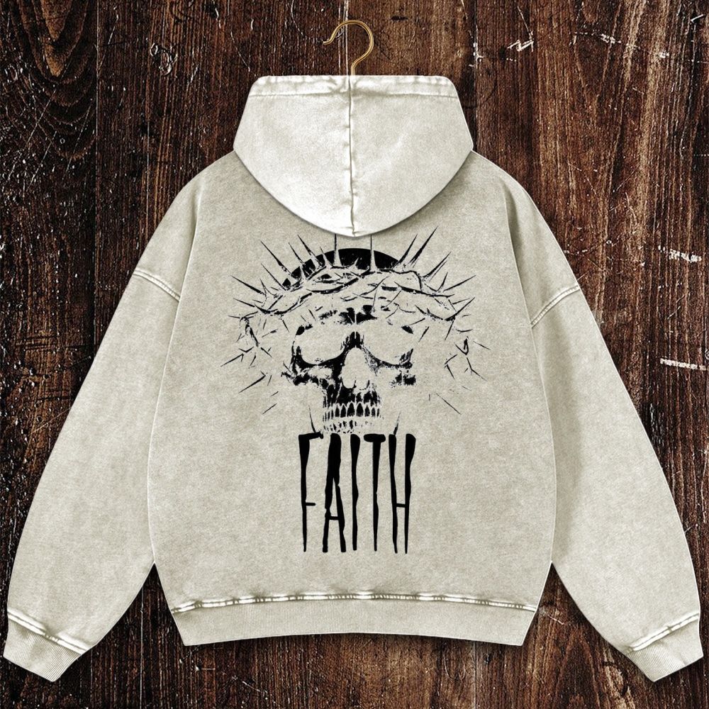 FAITH Christian Washed Hoodie