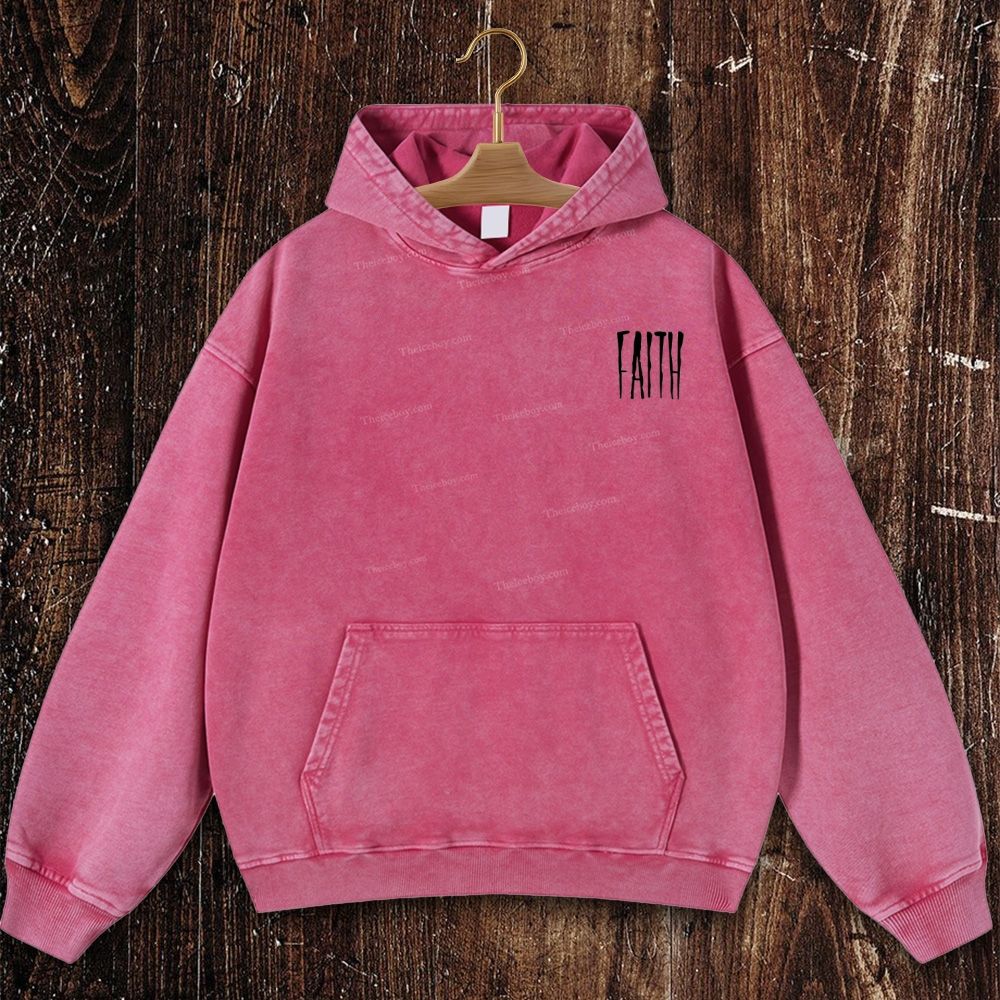 FAITH Christian Washed Hoodie