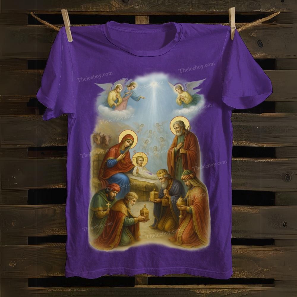 Nativity Adoration Cotton T-shirt