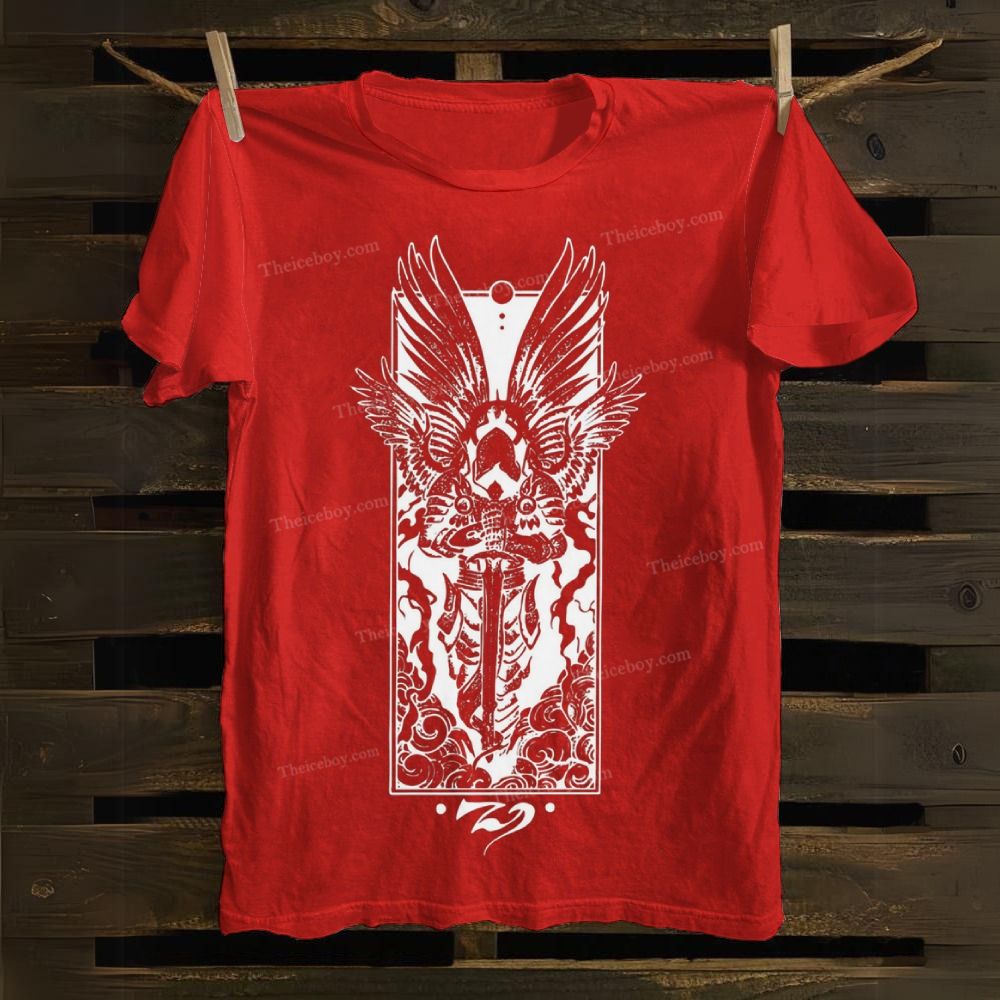 Angelic Sword-Bearer Cotton T-shirt