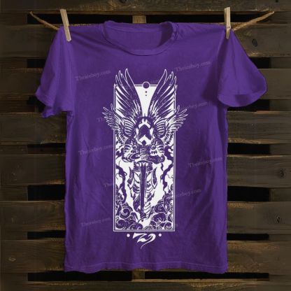 Angelic Sword-Bearer Cotton T-shirt