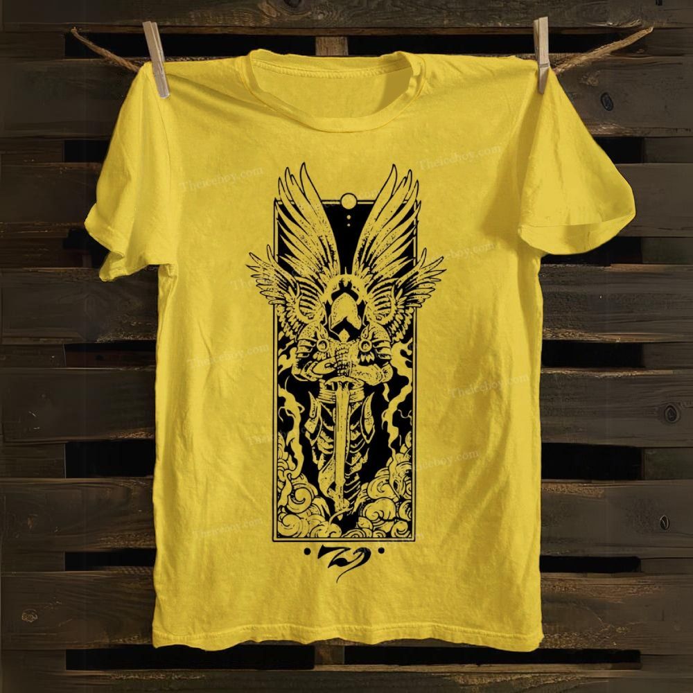 Angelic Sword-Bearer Cotton T-shirt